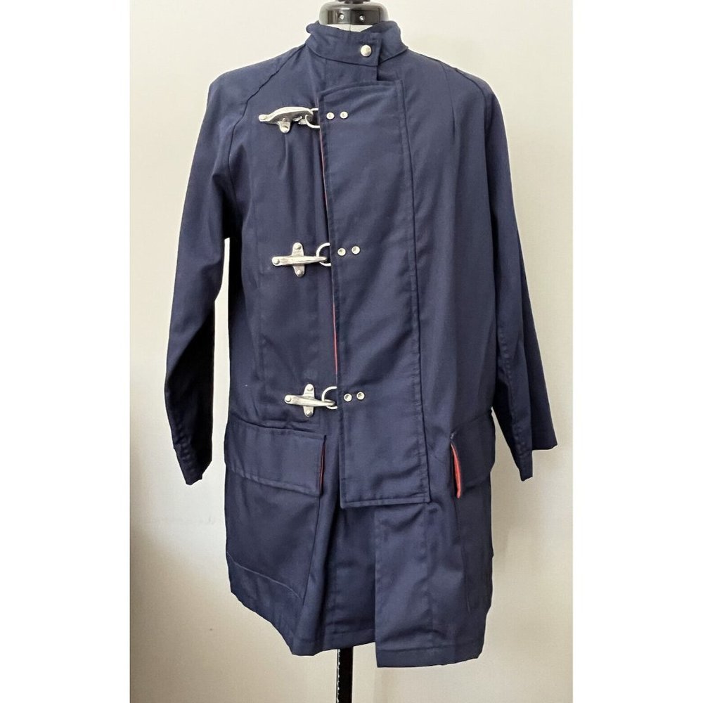 RARE YRI Yacht Wear Research Sailing Duck Canvas Lobster Clasp Metal Jac…